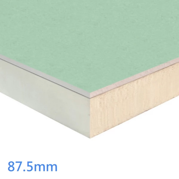 87.5mm Unilin XT/TL-MR Thin-R PIR MR Insulated Plasterboard