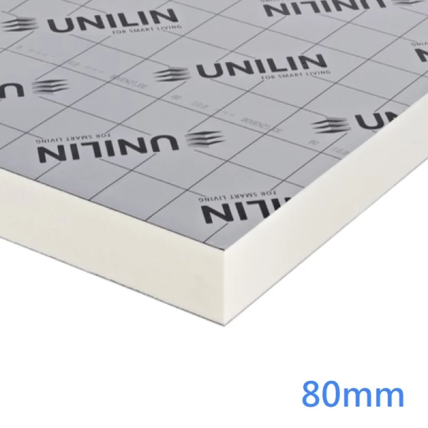 80mm Underfloor PIR Insulation Board Unilin XT/UF Thin-R