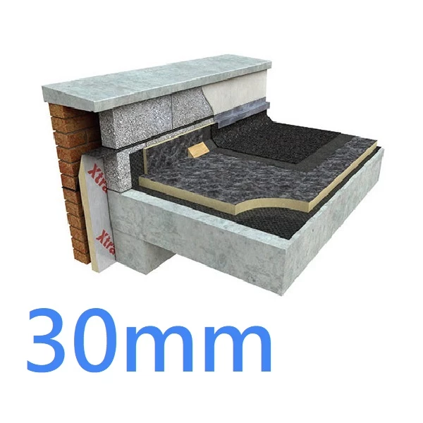30mm Xtratherm FR/BGM Flat Roof PIR Board - Torch on Systems