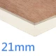 21mm PlyDeck Xtratherm FR/TP Flat Roof Board Thermal Ply Decking PIR Insulation bonded to 6mm WBP Plywood