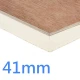 41mm PlyDeck Xtratherm FR/TP Flat Roof Board Thermal Ply Decking PIR Insulation bonded to 6mm WBP Plywood