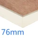 76mm PlyDeck Xtratherm FR/TP Flat Roof Board Thermal Ply Decking PIR Insulation bonded to 6mm WBP Plywood