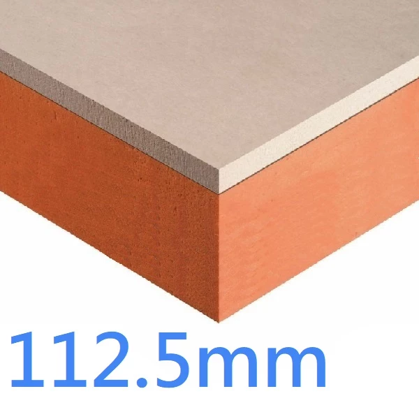 112.5mm Xtratherm Safe-R SR/TB Phenolic Insulation - Drylining Walls Fixed with Adhesive Dabs