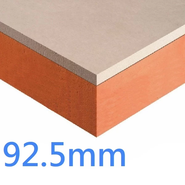 92.5mm Xtratherm Safe-R SR/TB Phenolic Insulation - Drylining Walls Fixed with Adhesive Dabs