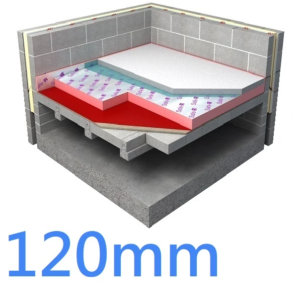 120mm Xtratherm Safe-R SR/UF Phenolic Insulation - Underfloor Heating - pack of 3
