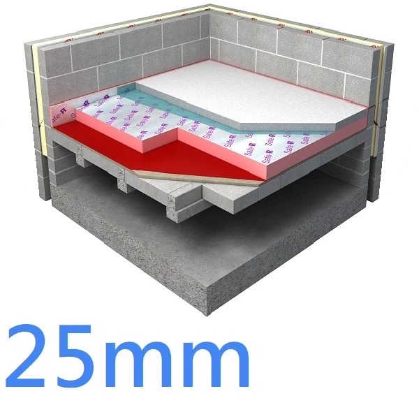 25mm Xtratherm Safe-R SR/UF Phenolic Insulation - Underfloor Heating