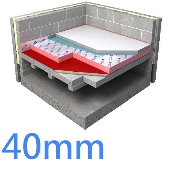 40mm Xtratherm Safe-R SR/UF Phenolic Insulation - Underfloor Heating