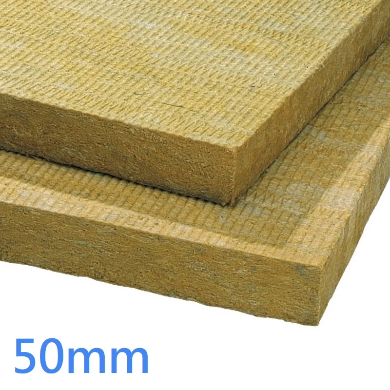 80kg/M3 Rock Wool Fireproof Insulation Blanket Yellow Color Non-Combustible