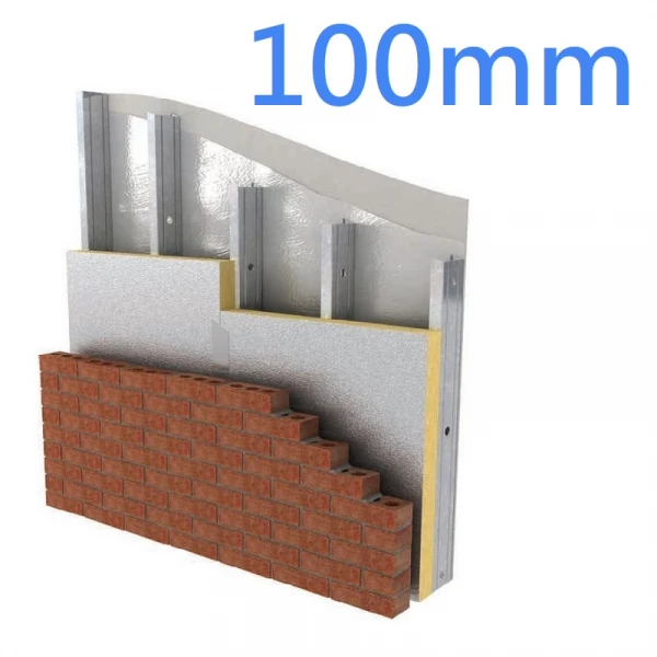 100mm Xtratherm XO/FB Premium PIR Framing Board - Steel and Timber Frame Systems