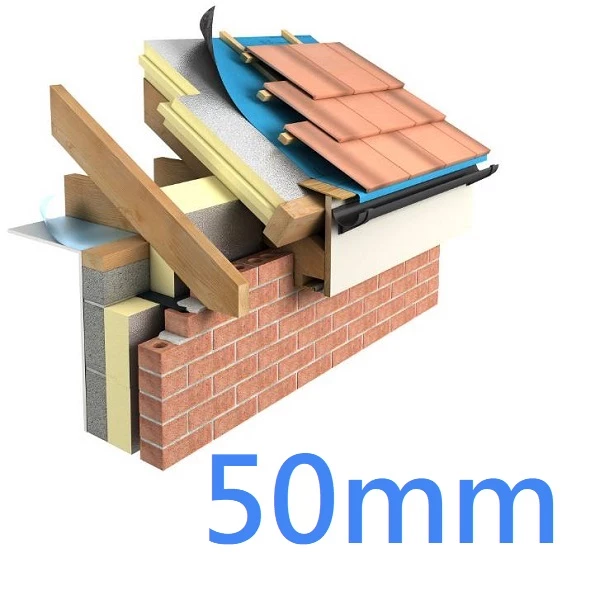 50mm Xtratherm XO/SK T&G Premium PIR Insulation - Sarking Warm Roof Construction