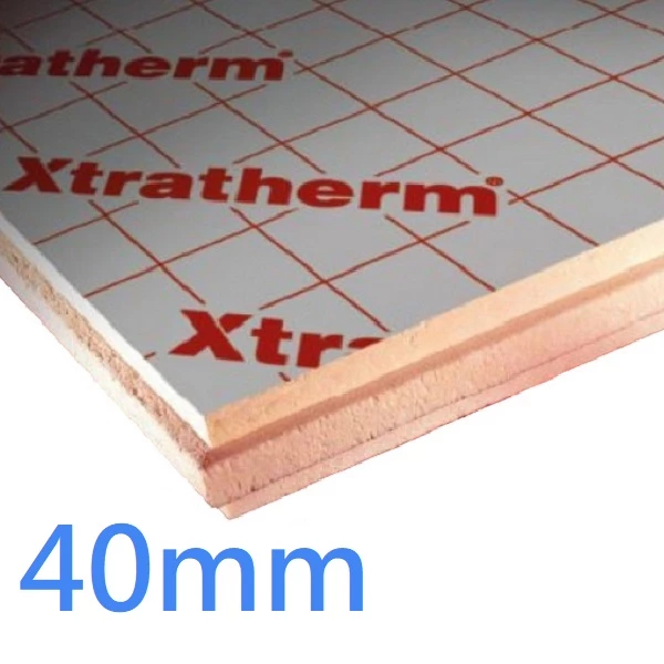 40mm Xtratherm XT/CW T&G Thin-R PIR Insulation Partial Fill Cavity Walls (1200x450) - pack of 9