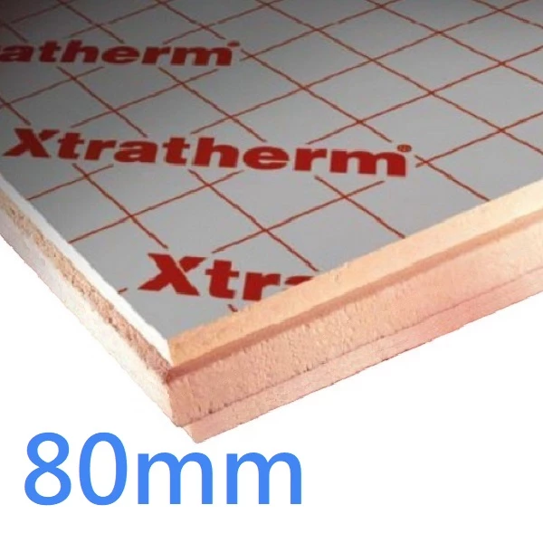 80mm Xtratherm XT/CW T&G Thin-R PIR Insulation Partial Fill Cavity Walls (1200x450) - pack of 5
