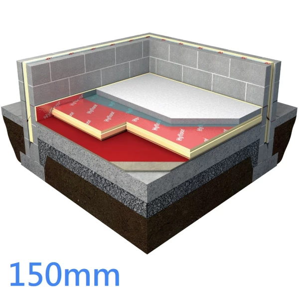 150mm Floor Insulation Board Hyfloor XT/HYF Xtratherm (5.76m²)