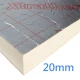 20mm Xtratherm Thin-R Thermal PIR Rigid Foam Insulation Board - 2.88m2