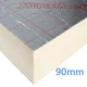 90mm Xtratherm Thin-R Thermal PIR Rigid Foam Insulation Board - 2.88m2