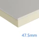 47.5mm Xtratherm XT/TL Drylining Dot and Dab Insulated Plasterboard - 35mm PIR bonded to 12.5mm Plasterboard