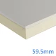 59.5mm Xtratherm XT/TL Drylining Dot and Dab Insulated Plasterboard - 50mm PIR bonded to 9.5mm Plasterboard