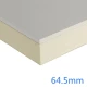 64.5mm Xtratherm XT/TL Drylining Dot and Dab Insulated Plasterboard - 55mm PIR bonded to 9.5mm Plasterboard