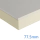 77.5mm Xtratherm XT/TL Drylining Dot and Dab Insulated Plasterboard - 65mm PIR bonded to 12.5mm Plasterboard