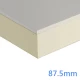 87.5mm Xtratherm XT/TL Drylining Dot and Dab Insulated Plasterboard - 75mm PIR bonded to 12.5mm Plasterboard
