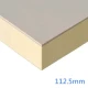 112.5mm Xtratherm XT/TL-MF Mechanical Fix Thermal Laminate - Wall Roof Ceiling - 100mm PIR bonded to 12.5mm Plasterboard