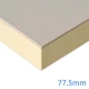 77.5mm Xtratherm XT/TL-MF Mechanical Fix Thermal Laminate - Wall Roof Ceiling - 65mm PIR bonded to 12.5mm Plasterboard