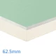 62.5mm Xtratherm XT/TL-MR PIR Insulation Drylining Dot and Dab - 50mm PIR bonded to 12.5mm Moisture Resistant Plasterboard