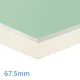 67.5mm Xtratherm XT/TL-MR PIR Insulation Drylining Dot and Dab - 55mm PIR bonded to 12.5mm Moisture Resistant Plasterboard