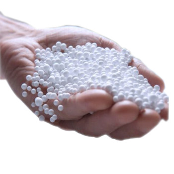 polystyrene insulation hold in hands