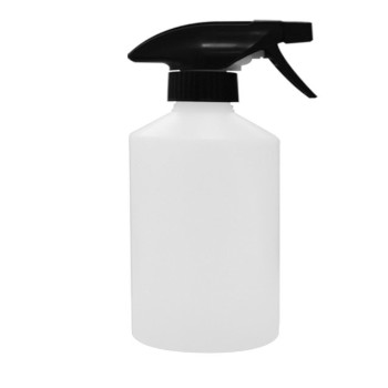 white spray bottle