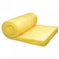 yellow glass wool roll