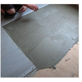 pir insulation board covered with ply and cement board