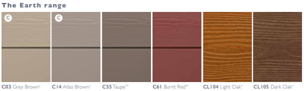 cedral earth range color chart