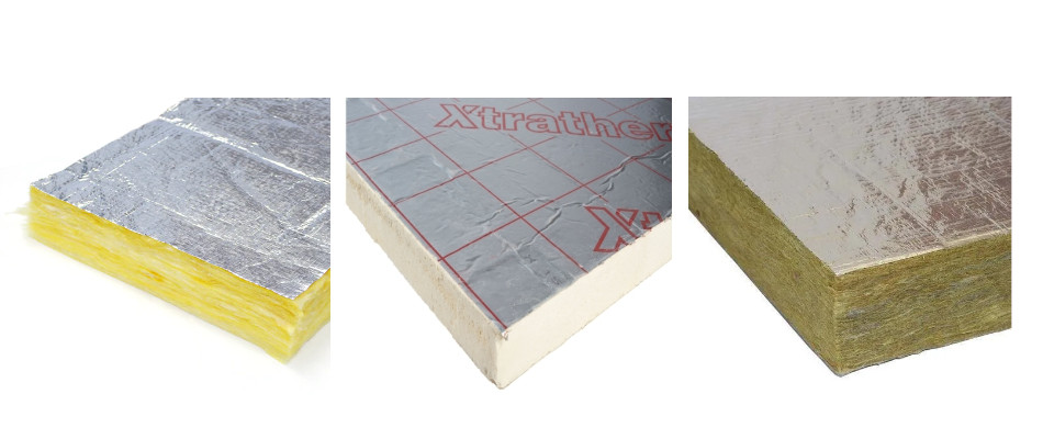 types of foil faced insulation