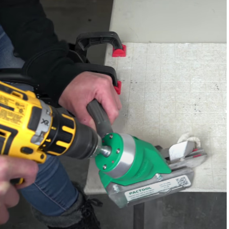 Cutting Cement Board With Snapper Shear Pro 