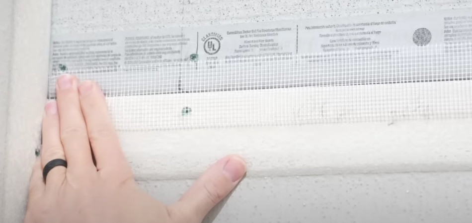 fibre mesh tape on cement board