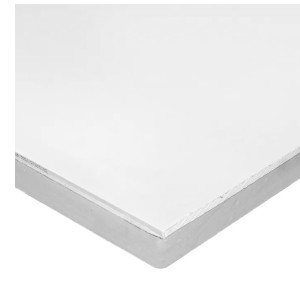 corner of phenolic core insulated plasterboard