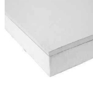 corner of pir core insulated plasterboard