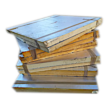 damaged pir insulation boards