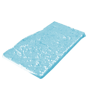damaged blue  xps polytyrene board