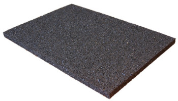 black acoustic mat