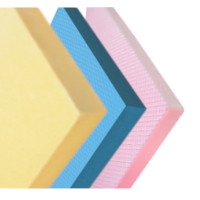 pink, blue and yellow xps boards