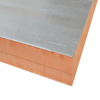 corner of phenolic roof insulation board